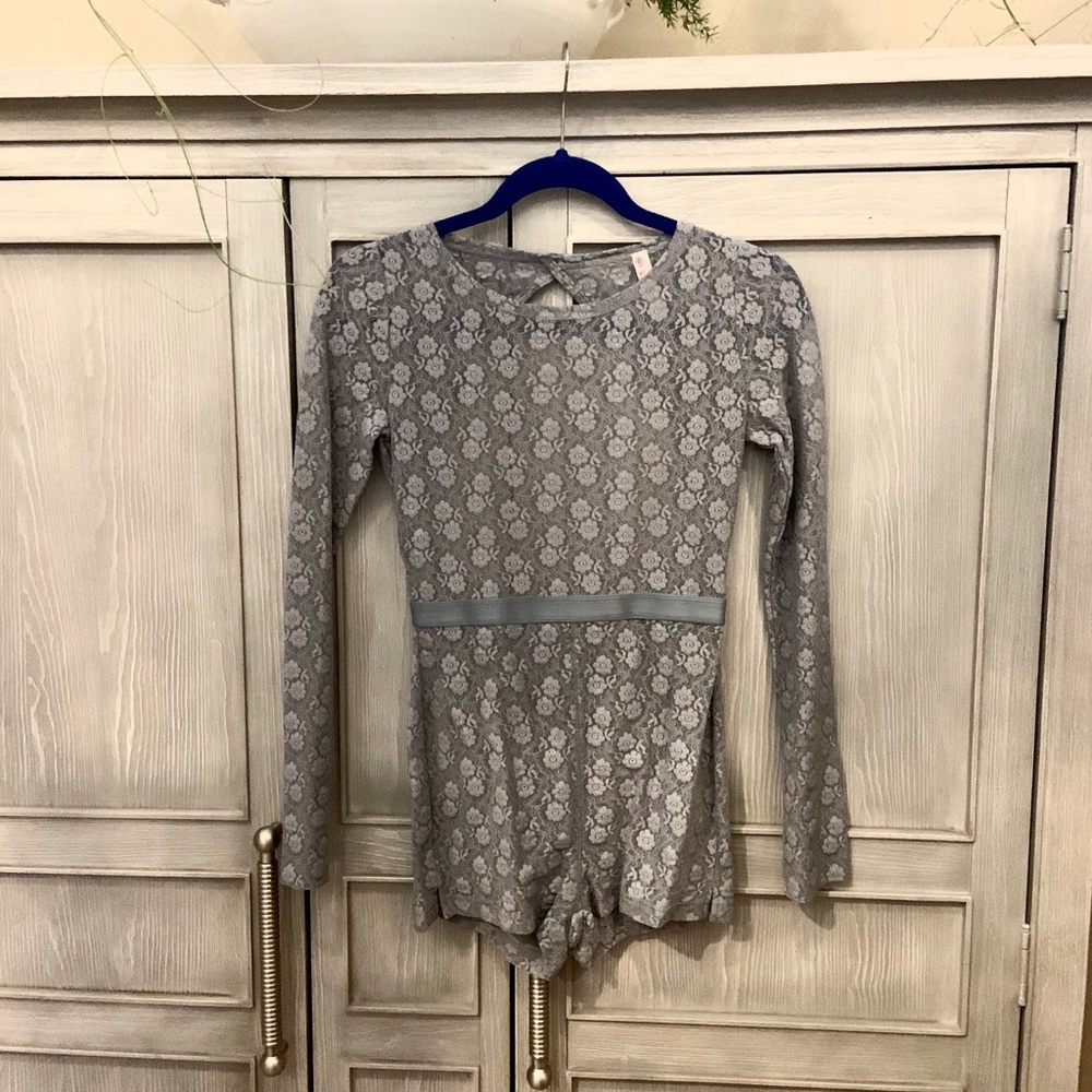 Free People Floral Slip Romper
